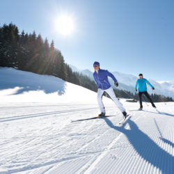 Winterurlaub in Wagrain, Langlaufen